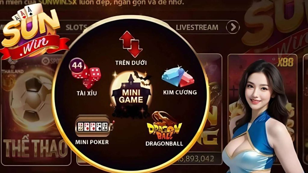 Giới thiệu về sảnh mini game Sunwin
